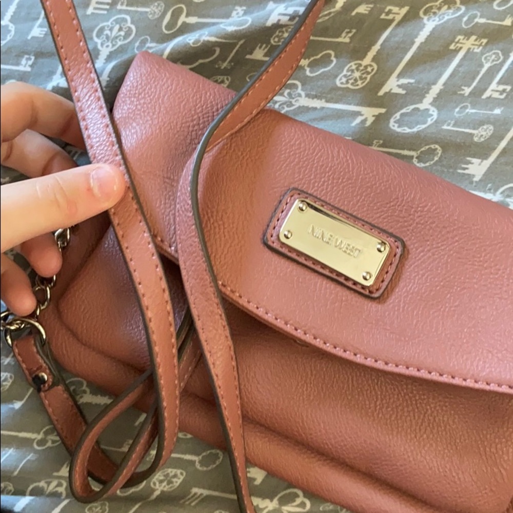 Pink Nine West shoulder/Crossbody bag